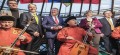 Gruppenbild am Stand der Mongolei mit Stuttgarts 