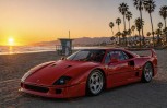 Ferrari F40 am Strand